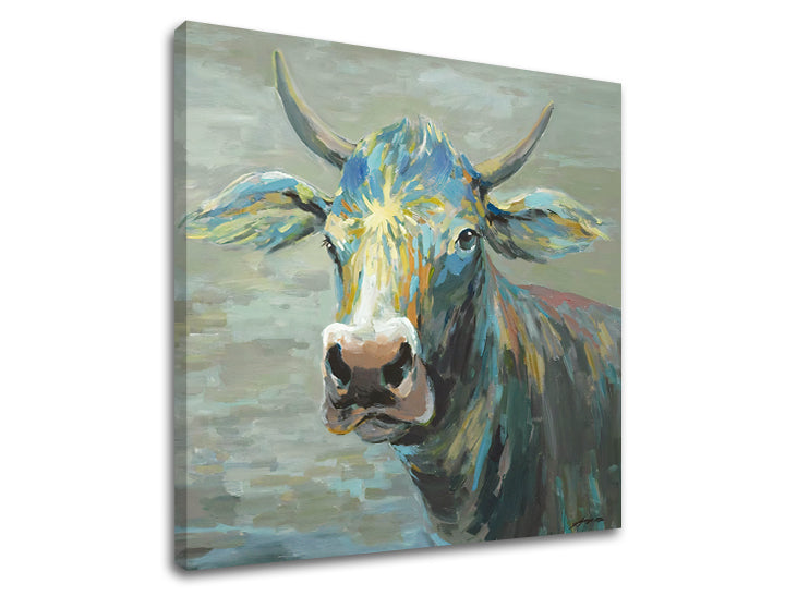 L'immagine su tela COW 1 parte - immagine 6