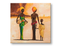 L'immagine su tela DONNE AFRICANE 1 pezzo