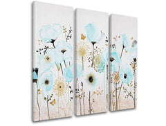 L'immagine su tela FIORI 3 parti - immagine 2