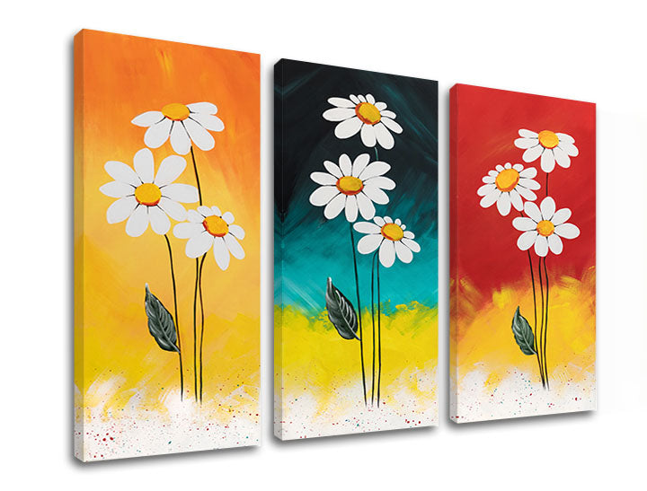 L'immagine su tela FIORI 3 parti - immagine 6