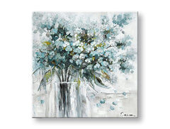L'immagine su tela FIORI NEL VASO 1 parte