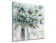 L'immagine su tela FIORI NEL VASO 1 parte - immagine 6