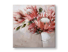 L'immagine su tela FIORI NEL VASO 1 parte