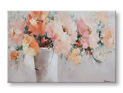 L'immagine su tela FIORI NEL VASO 1 parte