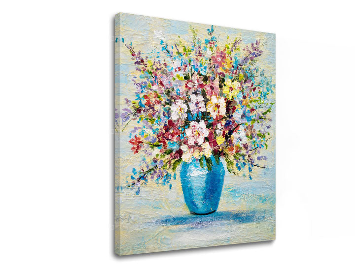 L'immagine su tela FIORI NEL VASO 1 parte - immagine 6