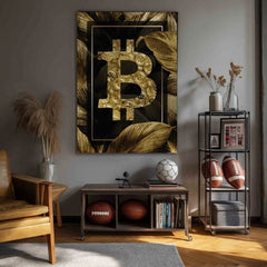 L'immagine su tela Golden BITCOIN - Modern Cryptomotive - immagine 5