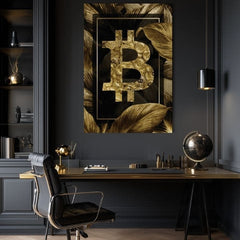 L'immagine su tela Golden BITCOIN - Modern Cryptomotive - immagine 3