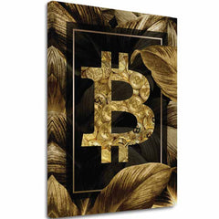 L'immagine su tela Golden BITCOIN - Modern Cryptomotive - immagine 2