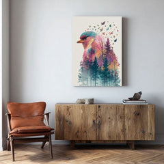 L'immagine su tela Gufo della foresta - Decorazione mistica - immagine 5