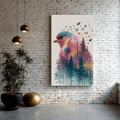 L'immagine su tela Gufo della foresta - Decorazione mistica - immagine 3