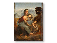 L'immagine su tela Leonardo da Vinci - Sacra Famiglia con Sant'Anna - immagine 4