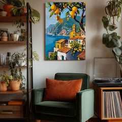 L'immagine su tela Limoneto - stile italiano - immagine 4