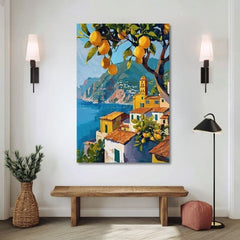 L'immagine su tela Limoneto - stile italiano - immagine 3