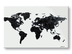L'immagine su tela MAPPA DEL MONDO 1 parte