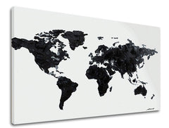 L'immagine su tela MAPPA DEL MONDO 1 parte - immagine 6
