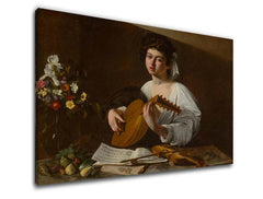 L'immagine su tela Michelangelo Caravaggio - Lutnista - immagine 3