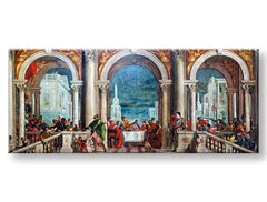 L'immagine su tela Paolo Veronese - Cristo in casa di Levi - immagine 4