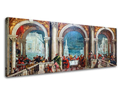 L'immagine su tela Paolo Veronese - Cristo in casa di Levi - immagine 3