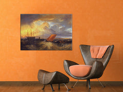 L'immagine su tela SHEERNESS VISTA DAL NORE - William Turner