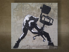 L'immagine su tela ŠTVOREC Street ART - Banksy