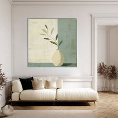 L'immagine su tela Vaso su Beige - Decorazione moderna - immagine 3