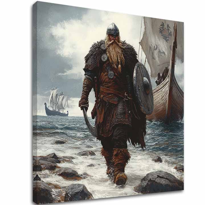 L'immagine su tela Vikings - Decorazione d'avventura - immagine 2