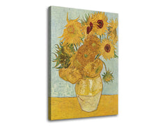 L'immagine su tela Vincent van Gogh - Vaso con dodici girasoli - immagine 3