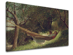L'immagine su tela Winslow Homer - Ragazza sull'amaca - immagine 3