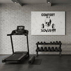 L'immagine sulla tela Il comfort è una morte lenta - Motivazione in palestra - immagine 3