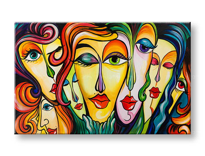 Quadro dipinto DONNE | varie misure