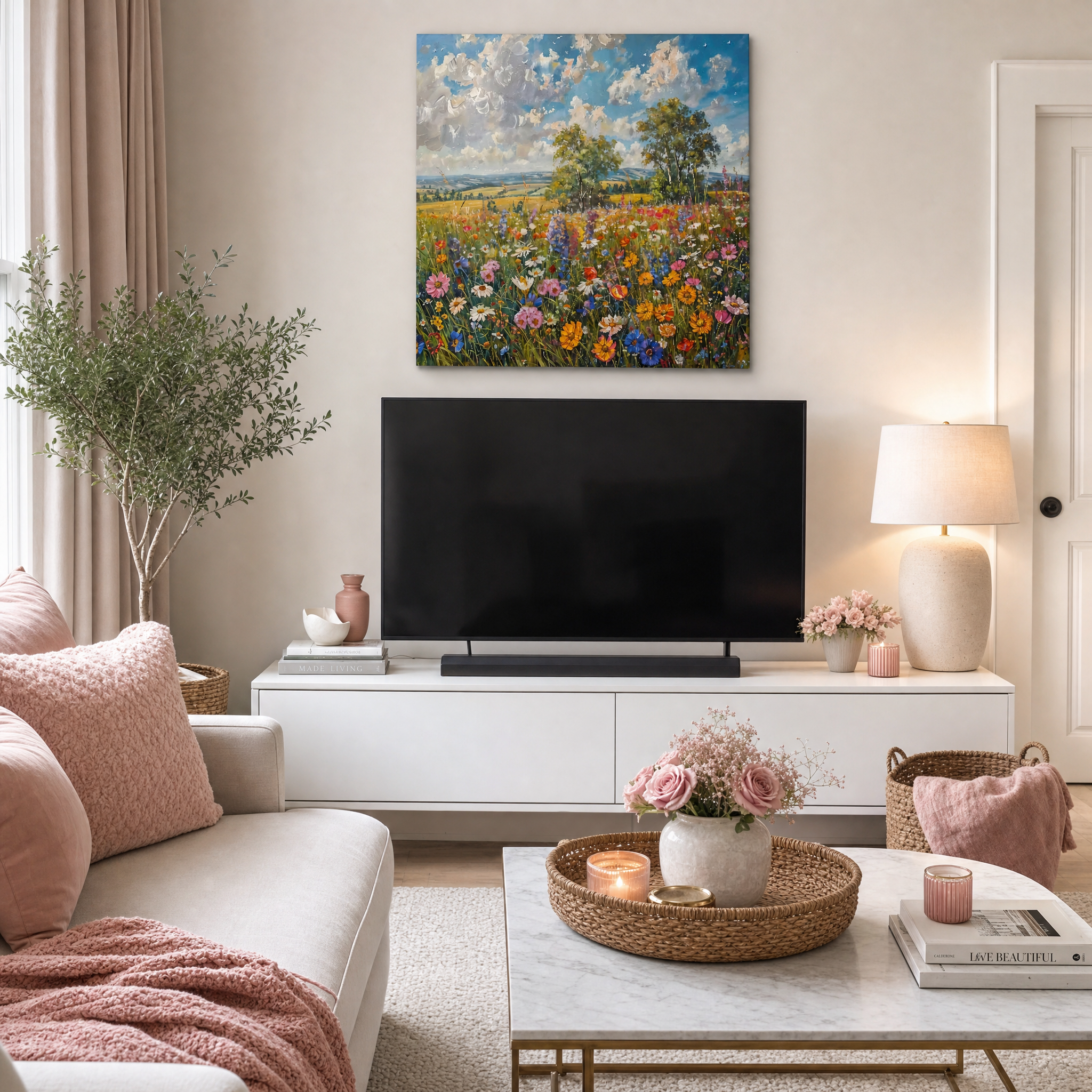 Quadro sopra TV