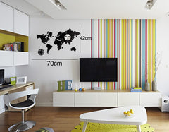 Orologio da parete moderno WORLD