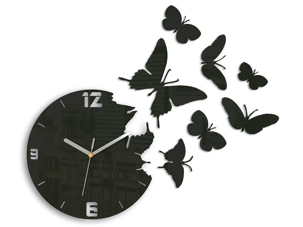 Orologio da parete in vetro acrilico lucido