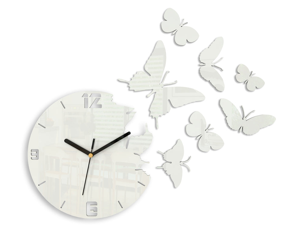 Orologio da parete moderno in vetro acrilico