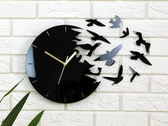 Orologio da parete in vetro acrilico - immagine 4