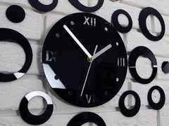 Orologio da parete moderno in vetro acrilico