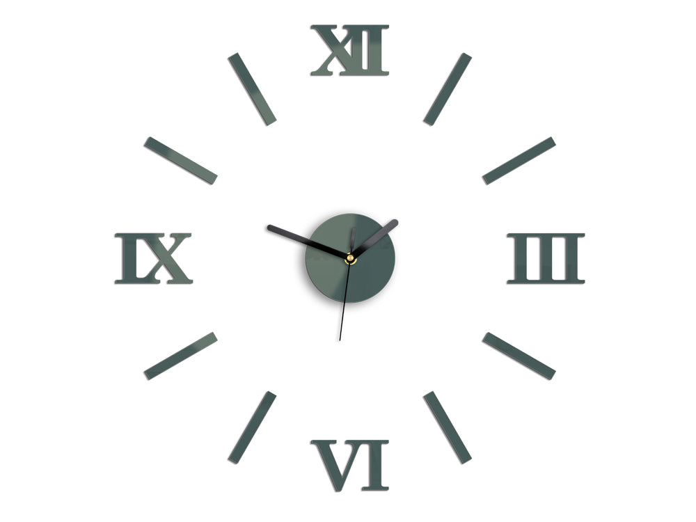 Orologio da parete moderno NUMERO grigio
