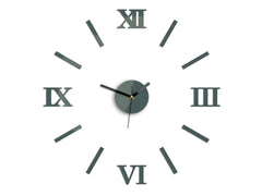 Orologio da parete moderno NUMERO grigio