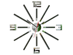 Orologio da parete moderno in vetro acrilico - immagine 2