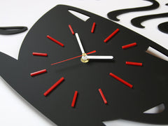 Elegante orologio da parete in vetro acrilico - immagine 4