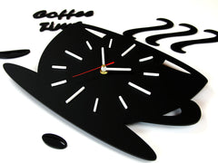 Orologio da parete contemporaneo in vetro acrilico