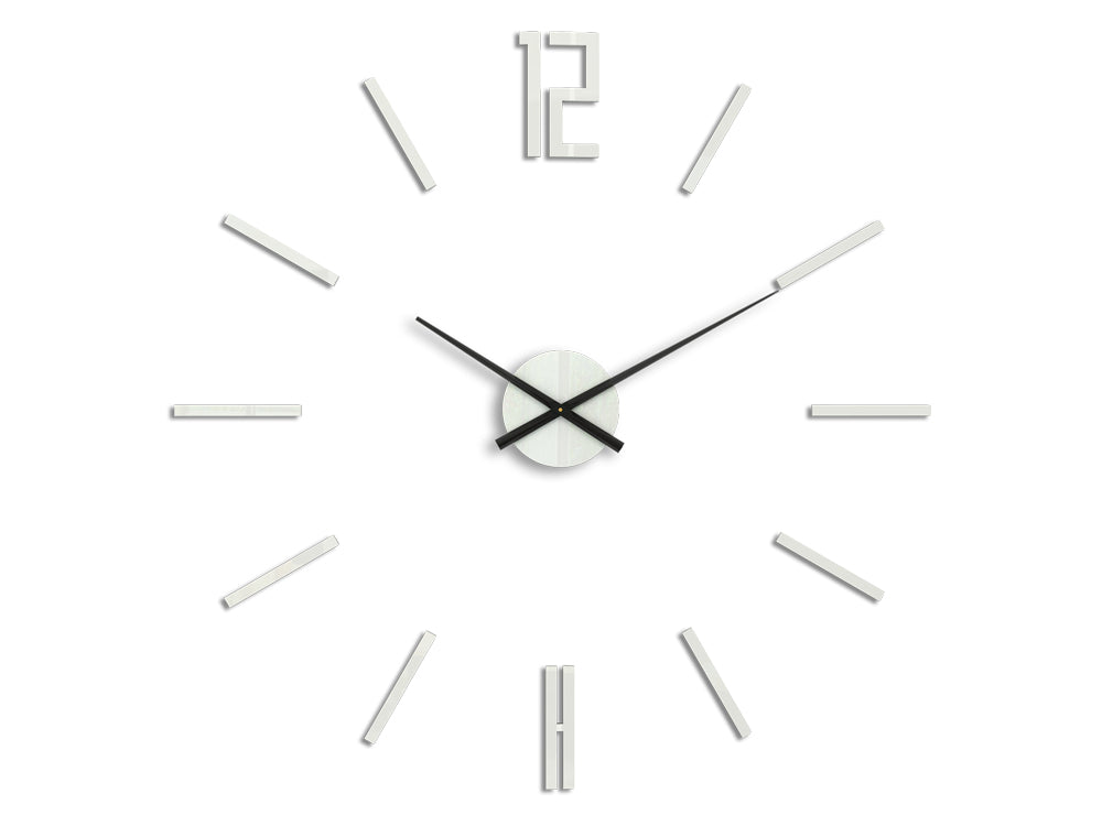 Orologio da parete moderno CARLO WHITE HMCNH057-bianco
