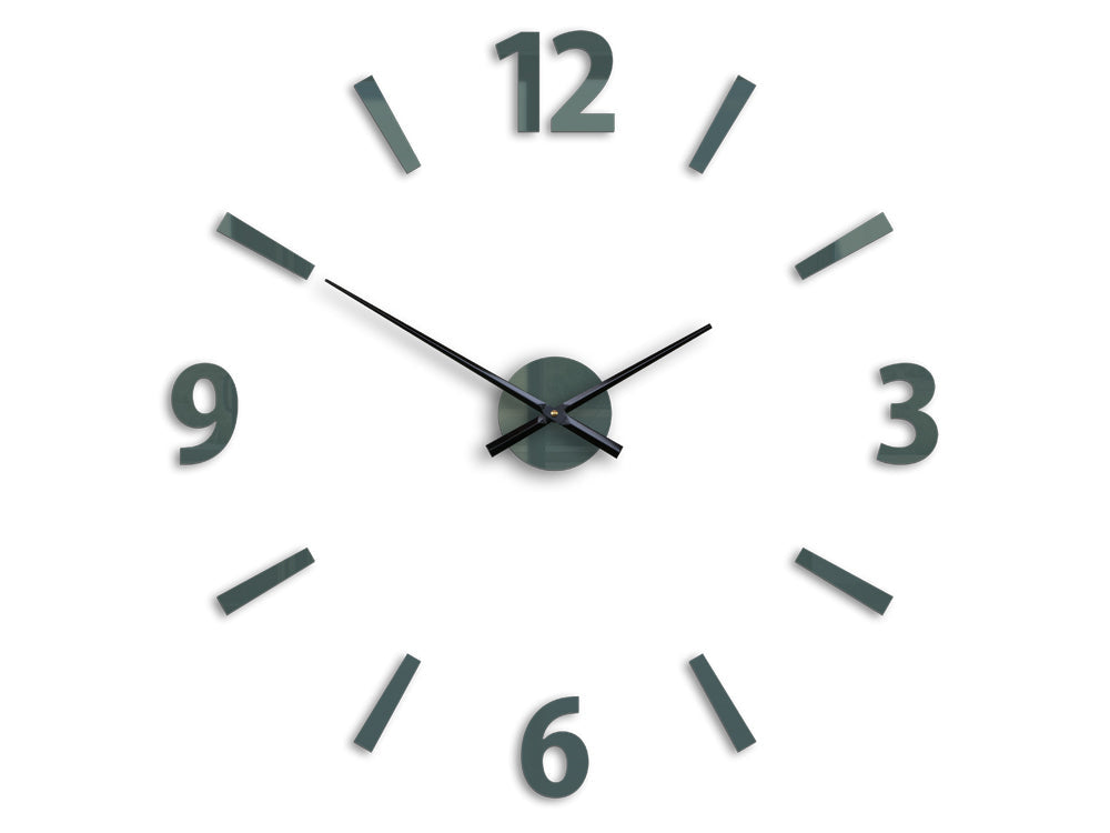Orologio da parete contemporaneo in vetro acrilico PMMA