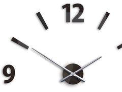 Sofisticato orologio da parete in acrilico Wengé PMMA - immagine 3