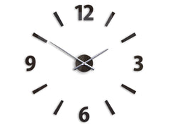 Sofisticato orologio da parete in acrilico Wengé PMMA - immagine 2