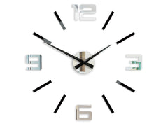 Orologio da parete moderno SILVER XL BLACK-MIRROR blackmirror