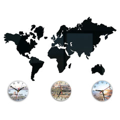 Orologio da parete moderno MAPPA DEL MONDO