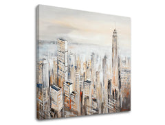 L'immagine su tela CITTÀ 1 parte - immagine 3