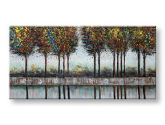 L'immagine su tela ALBERI 1 parte