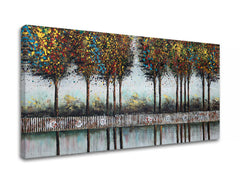 L'immagine su tela ALBERI 1 parte - immagine 6
